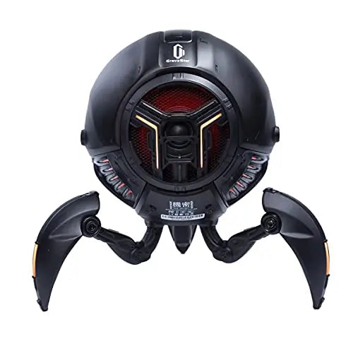 GravaStar Mars G1 Pro Bluetooth Speaker, Deep Bass and High-quality Stereo Sound, 15 Hours of Playback Time 6 RGB Lighting Modes