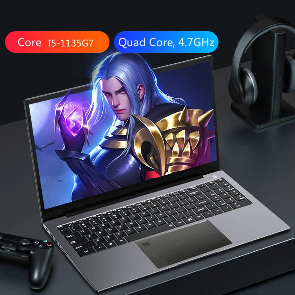 New Original Laptop 15.6inch 11th Generation Intel Core I7 1165G7 i7 1185G7 16GB RAM 1T SSD Laptop Computer Core I3 I5 I7 I9