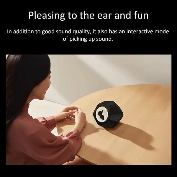 Venom Magnetic Fluid Bluetooth Speaker With Led Light Ultra-low Frequency Rhythm Human-machine Interaction Creative Gifts