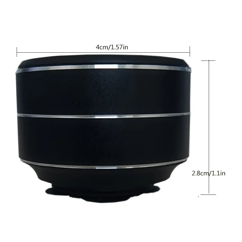 New Design Mini Portable Waterproof Metal for Bluetooth Speaker Vibrant Bone Conduction RGB LED Lighting for Home Theatre