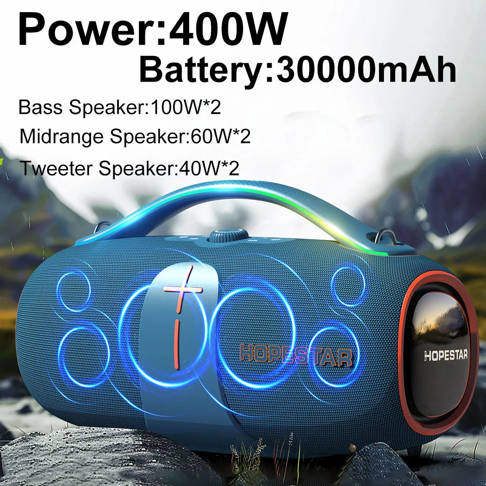 Factory Outlet Hopestar A85 400W speaker Professional Outdoor Party Bass Boost Portable Wireless Subwoofer Hi-Fi Speaker