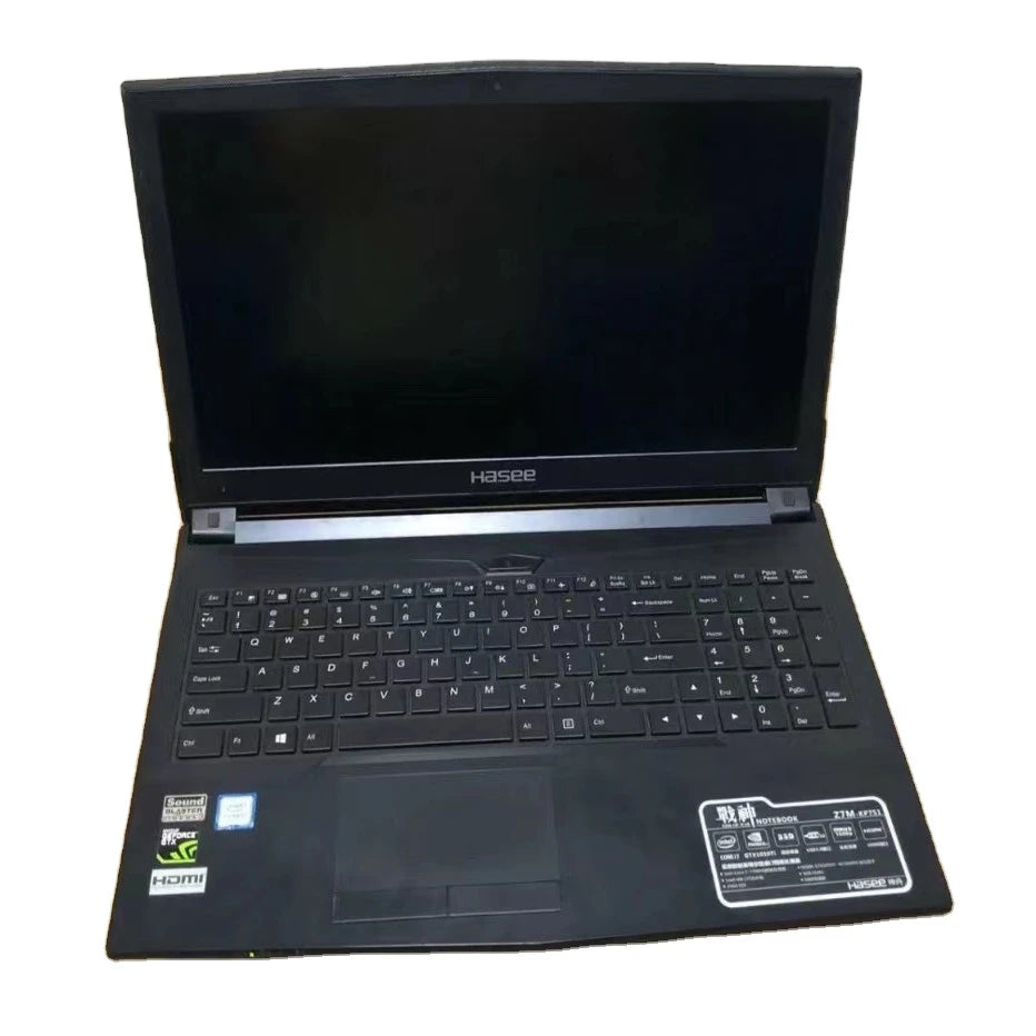 for Hasee N85 Laptop Gaming GTX1050Ti Core I7-7700HQ 256GB SSD Used Laptop