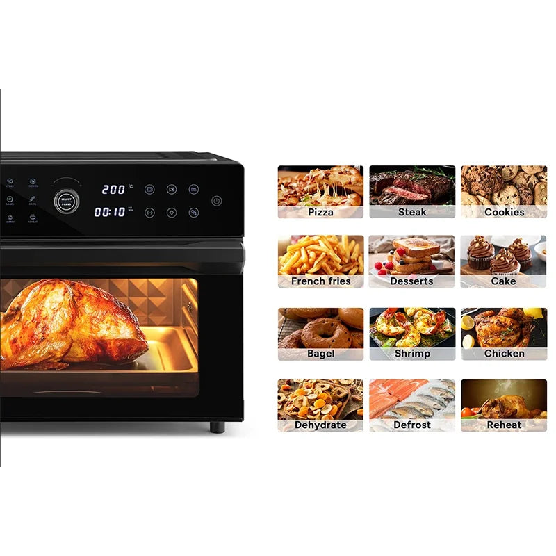 30L Home Kitchen Appliances Electric air Fryer Toaster Oven Hot air Circulating Drying Oven Multifunctional air Fryer Ovens