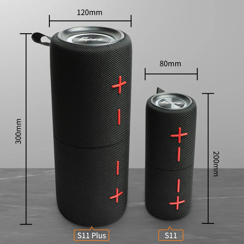 2 in 1 Portable Split 40W Wireless Speaker, IPX6 Waterproof Portable Dual Speaker with RGB Lights TWS Pairing for Outdoor, Home
