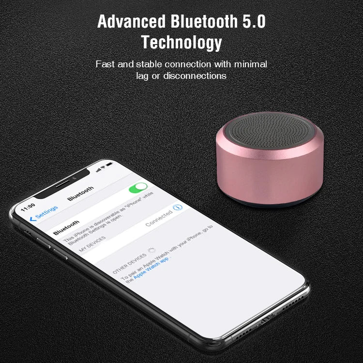 US Warehouse Support V5.0 Bluetooth Speaker Radio Portable Colorful Mini Round Speakers Wireless Speaker Ship Local