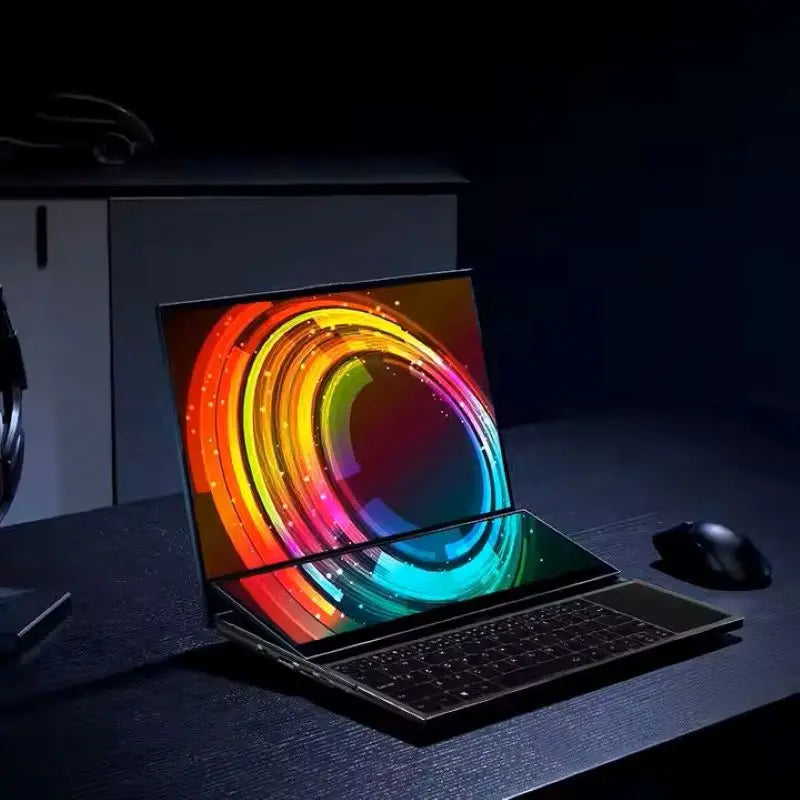 Dual Screen Gaming Laptop 16" IPS + 14'' Touch Intel Core I9-10885H Max 64GB 4TB SSD Slim Notebook Windows 11 English US/UK