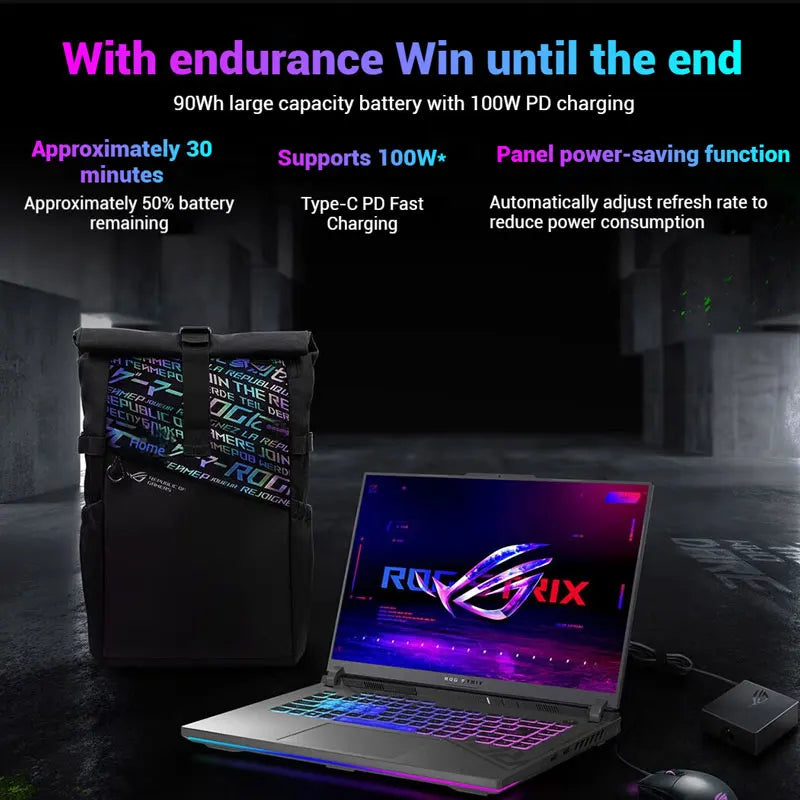 ROG Strix G16 Gaming Laptop 13th Gen Intel I9 4GHz 32GB 2TB SSD 16inch QHD+ 240Hz English Dual Dedicated Graphics Win11 Home