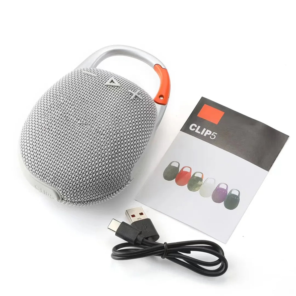 CLIP5 Portable Outdoor  Speaker Mini Bass Wireless with Waterproof Plug-in Cross-Border New Product Powered by Battery