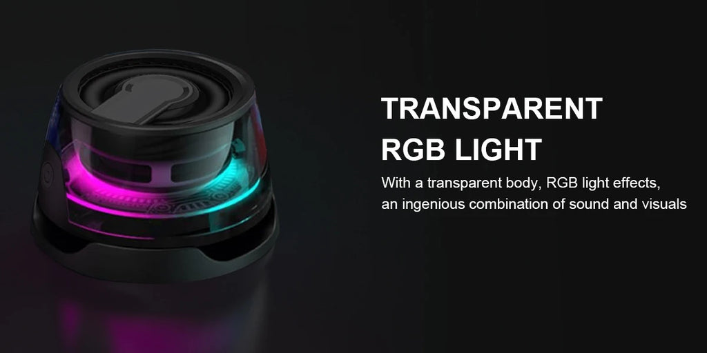 Magnetic Portable Speaker BW200 Mini Sound Box BT5.3 RGB Lighting Phone Holder True Wireless Speakers