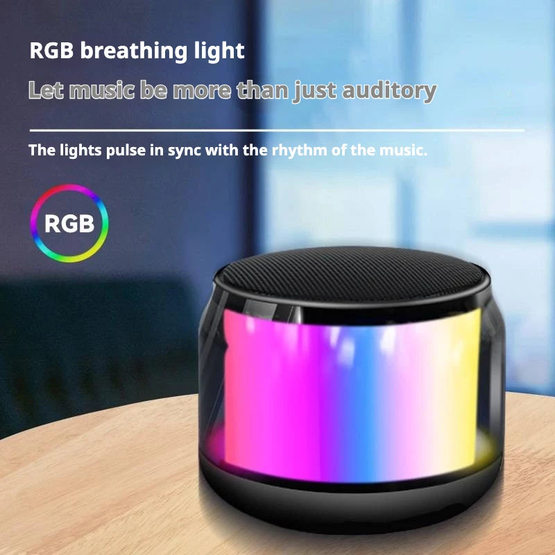 OKOPS300 Mini Portable Sci-Fi LED Lighting Multi-functional Subwoofer Wireless for Speaker IPX9 Computer Mobile Phone