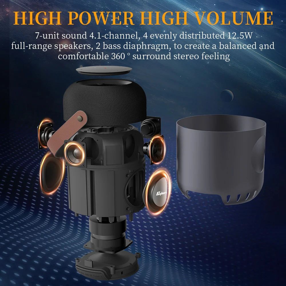 X9 Super Wireless Speaker 100W Ultra-capacity Battery, Touch-Activated Subwoofer & High-Fidelity Sound, Portable Handheld Design