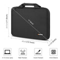 HAWEEL 15 Inch Laptop Handbag 2 in 1 Portable Waterproof Office Organizer Bags Electronic Briefcase Crossbody Laptop Storage Bag