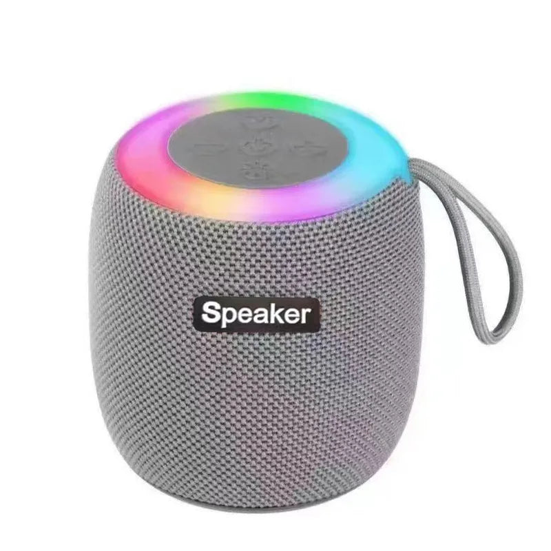 5W RGB for Bluetooth V5.3 IPX4 Waterproof Wireless Portable Speakers Subwoofer TF USB Power Low MOQ Customizable Logo Car Home