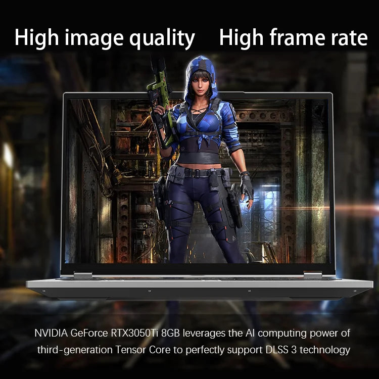 Intel Core I7 RTX3050 32GB DDR4 1TB SSD 6-Core 2.6GHz PC Gaming Laptop with Windows 11 for US Plug New and Doccassion