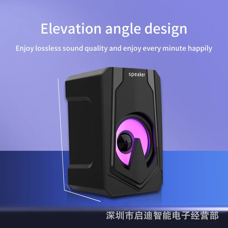 Manufacturer Direct E1080 Desktop Mini Bluetooth Speaker E-Sports Gaming Speaker Suitable for Desktop and Home Use