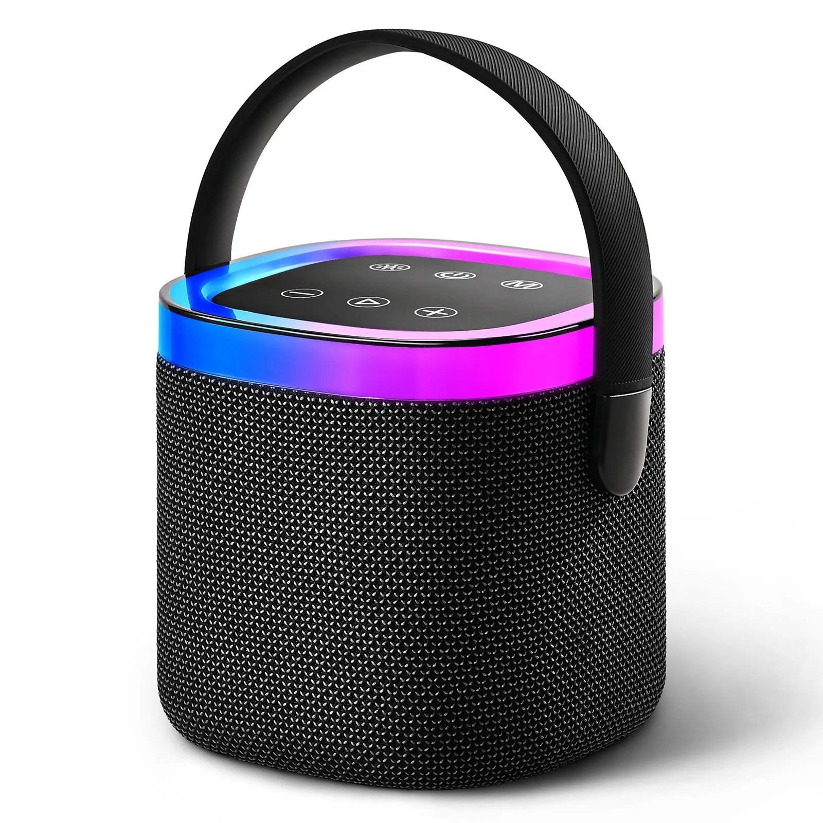 LENRUE US Instock Portable Bluetooth Speaker with RGB Lights, IPX5 Waterproof, 15-Hour Playtime, Wireless Design for Outdoor