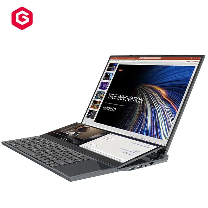 Powerful Dual Screen Laptop With Main 16" Screen and 14" IPS Touch Screen CPU I7-9850H Brand New Laptop Computer