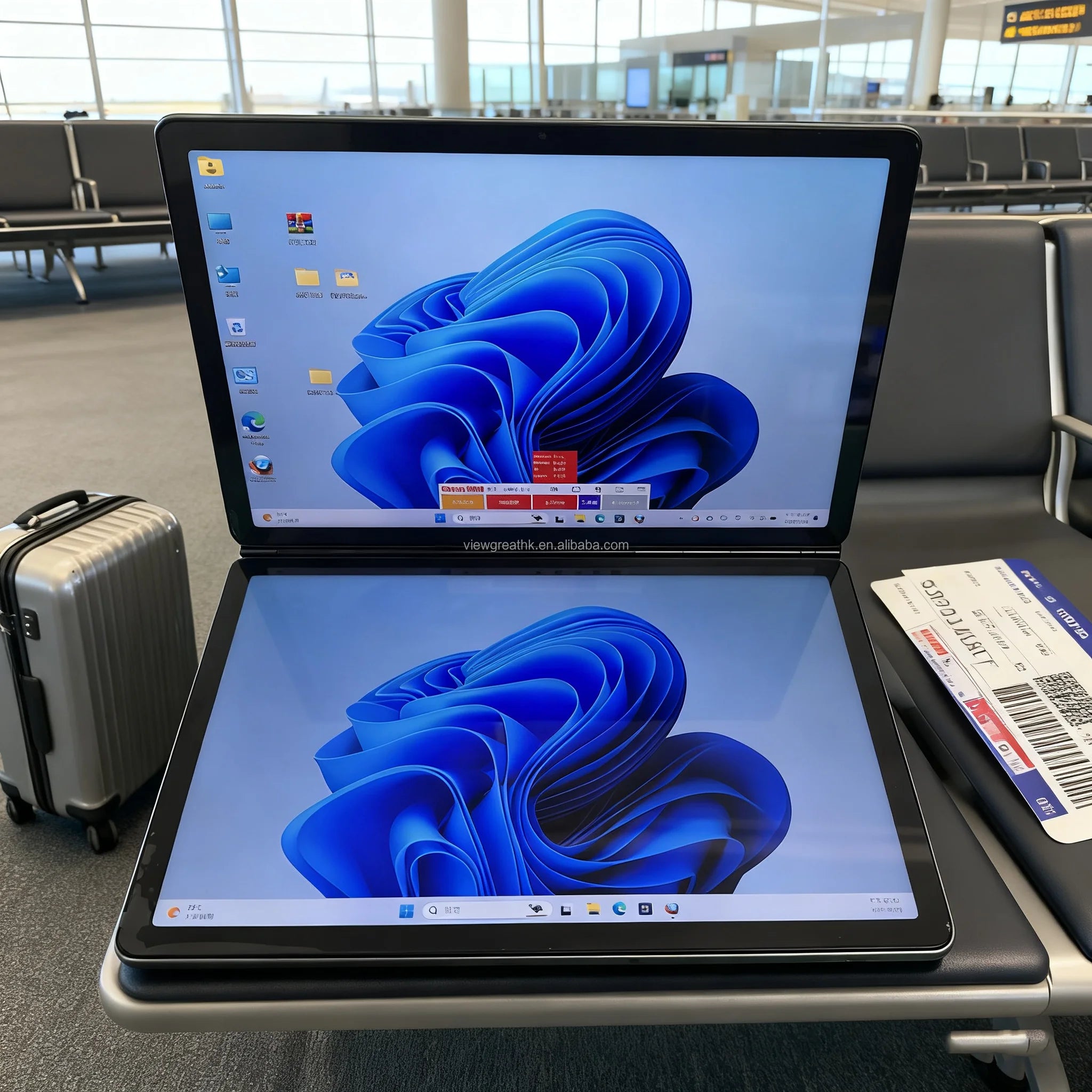 Factory New 11 inch Dual Touch Screen Portable Laptop 16GB + 512GB 1TB 2TB SSD I3 Computer Laptops