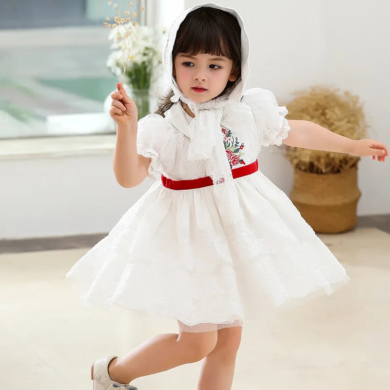 Summer Baby Girls Flower Girl Dresses  Kids Dresses for Girls Eid Dress for Party and Festival festival Fashion Sweet Clothes