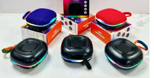 Ready Stock High Quality Factory Promotion Gift Mini Outdoor Portable Wireless Subwoofer Sound Box Fabric BT Portable Speaker