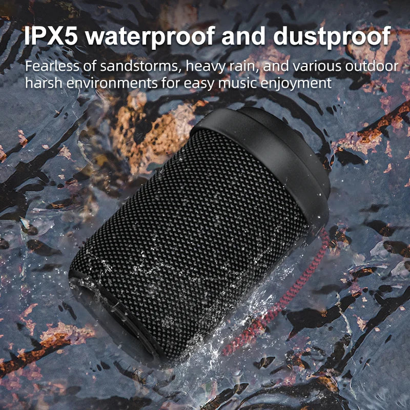 High Quality Portable Waterproof Bt Speaker Wireless with Bt/FMTWS 5w 1200mAH Battery Speakers