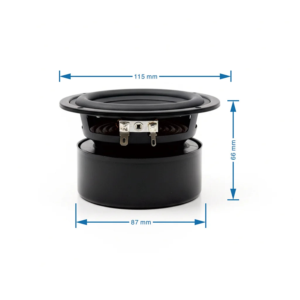 Samtronic 4 Inch Midrange Bass Speaker 4/8Ohm 40W Fiberglass Bluetooth HIFI Portable Audio Speaker Unit Home Theater Woofer
