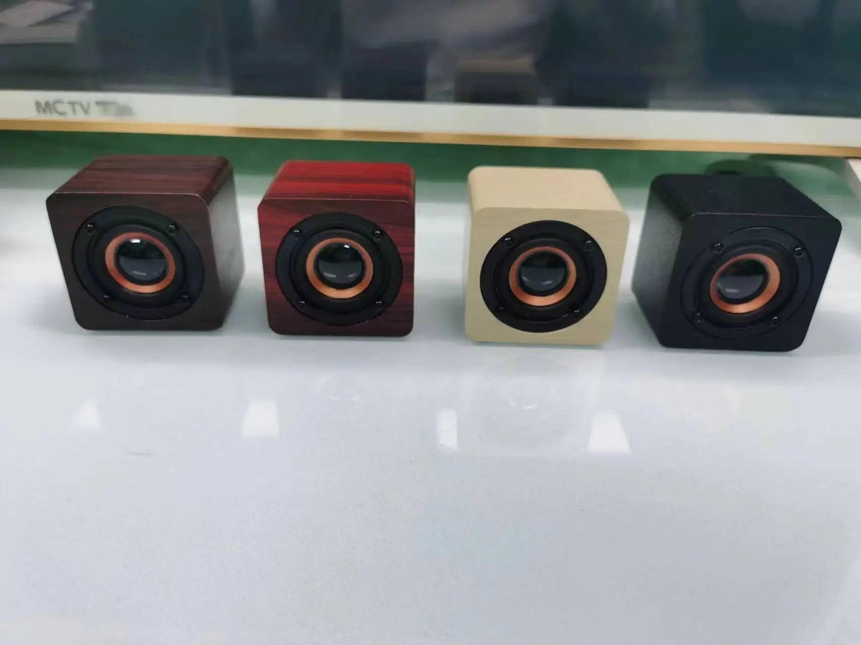 Unique Design Parlantes Wooden bluetooths Music Hifi Speaker Wood Wireless Speaker