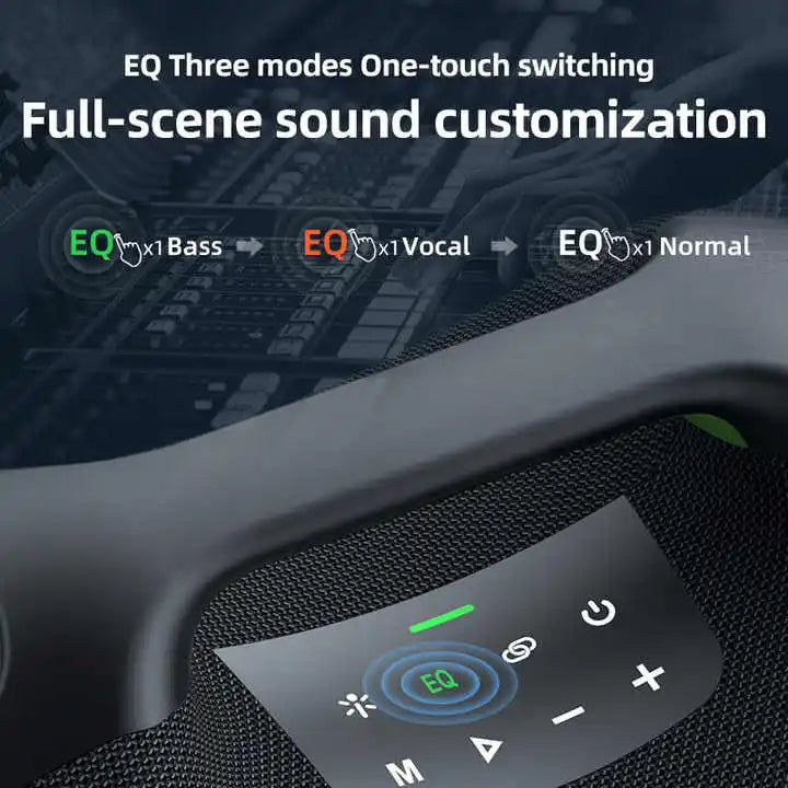 ZEALOT ZE21 Portable Speakers with 250W Subwoofer Wireless Outdoor with WiFi Bass Vibration Waterproof Mini Stereo Loudspeaker