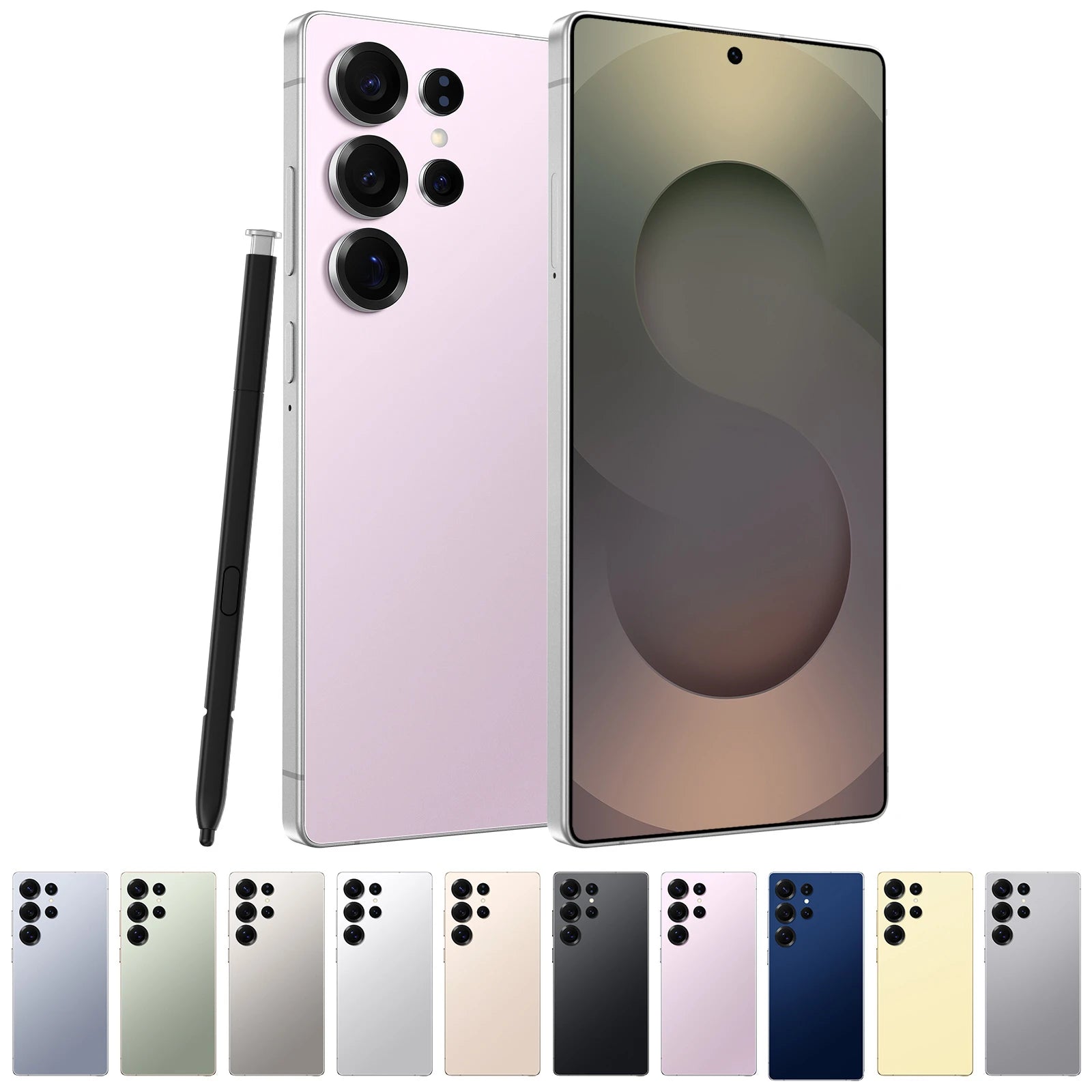 Free Shipping Hot Selling S24 S25 5g Smartphone 108mp Rear Camera 128gb/256gb/512gb/1tb Storage Hd Screen Wholesale Cell Phones