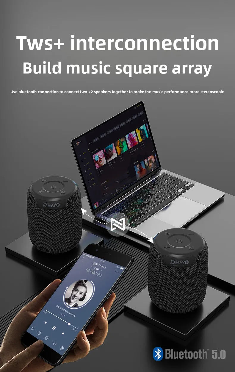 Modern X2 Mini for Bluetooth Speaker Portable Outdoor Waterproof Cross Card-Insert Design Bass Wireless Battery