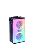 Portable Heavy Bass Stereo Loudspeakr FM TF Card KBQ-2302 LED Lights RBG Wireless Speaker With Microphone Karaoke BT 20W Speaker