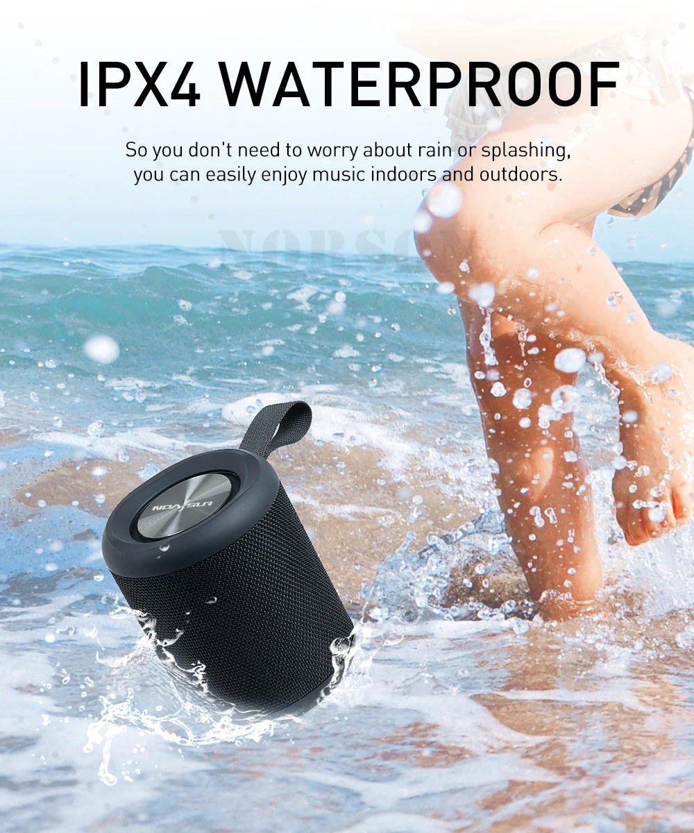 Hi-Fi Sound Quality 4000mAh V5.3 Bluetooth Speaker Home Theater Audio System Wireless Bass-Boosted Waterproof 40W Party Speaker