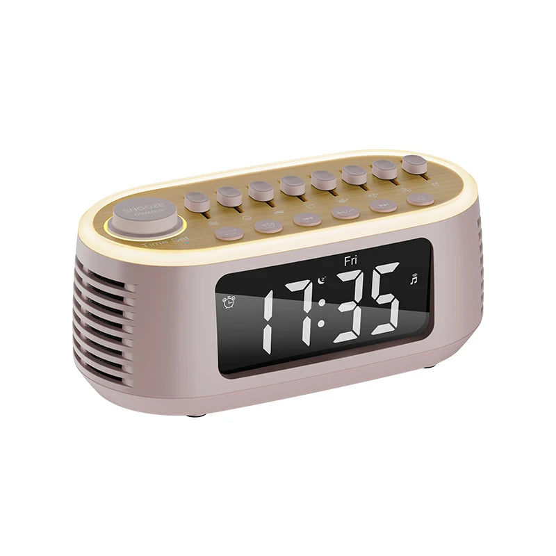 Cyboris T13 Portable White Noise Speaker 20W Wireless with 8 Relaxing Sounds LED Alarm Clock Audio Sleep Aid Function