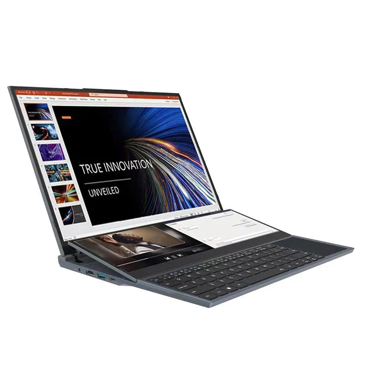 Oem I7 I9 Factory Dual Screen Notebook Intel Core I7-9750H 16Inch+14Inch 2K Touch Screen Laptop for Business New Laptop
