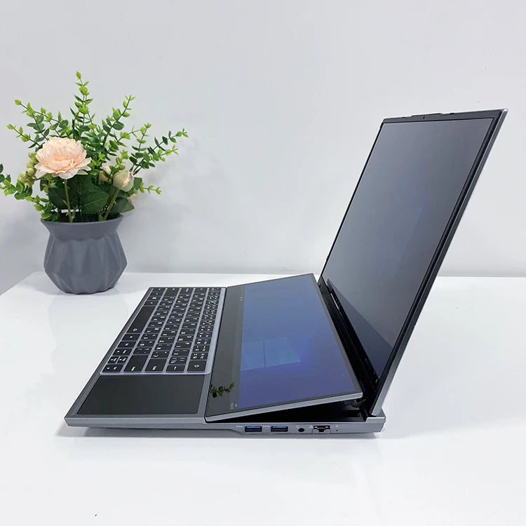 High Quality New 16+14-inch Dual-screen Intel Core I7 12-core 5.0GHz 120Hz Metal Body 11 1TB SSD Business Laptop