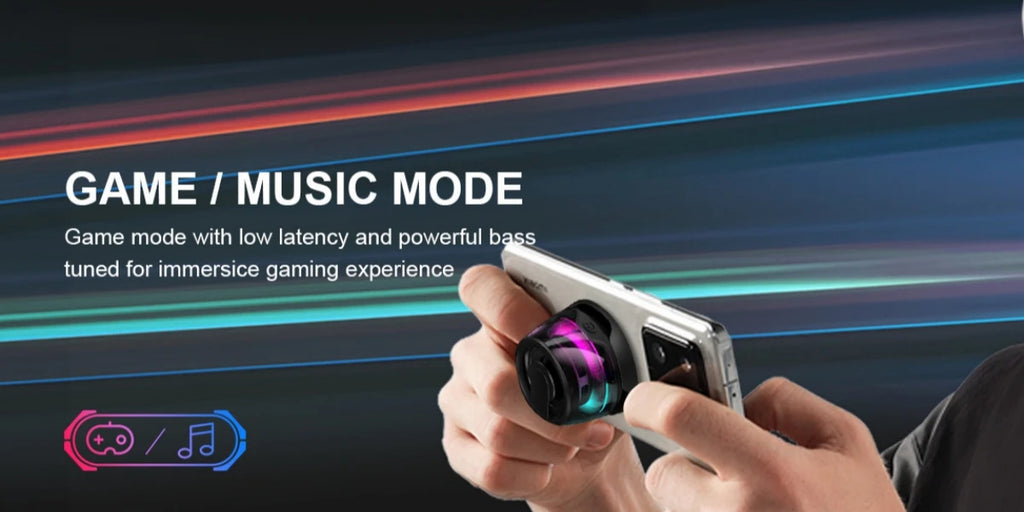 Magnetic Portable Speaker BW200 Mini Sound Box BT5.3 RGB Lighting Phone Holder True Wireless Speakers