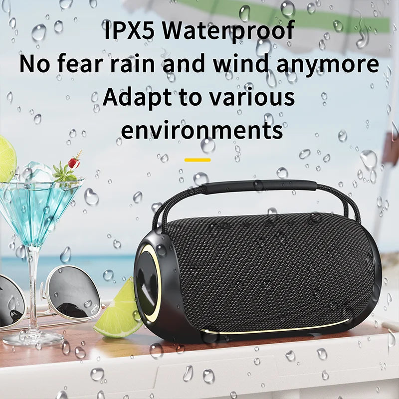 High Quality 40 W 4000 MAh for Bluetooth Speaker RGB Plastic Amplifier for Outdoor Indoor Use Compatible Mobile Explosive