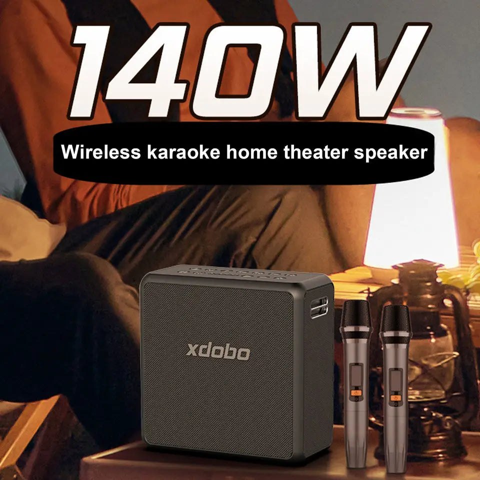XDOBO KING MAX 140W Speaker Loud Deep Bass IPX5 Waterproof Outdoor Portable Wireless Speaker with 36000mAh Power Bank