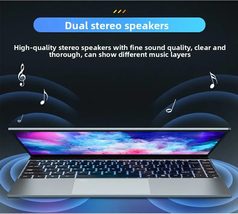 Best Selling 2025 14-Inch Business Office Laptop with Intel N3350 Processor 1TB SSD IPS Panel Camera CN Plug DUAL FAN Cooling