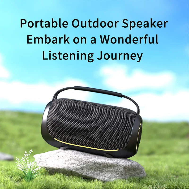 High Quality 40 W 4000 MAh for Bluetooth Speaker RGB Plastic Amplifier for Outdoor Indoor Use Compatible Mobile Explosive