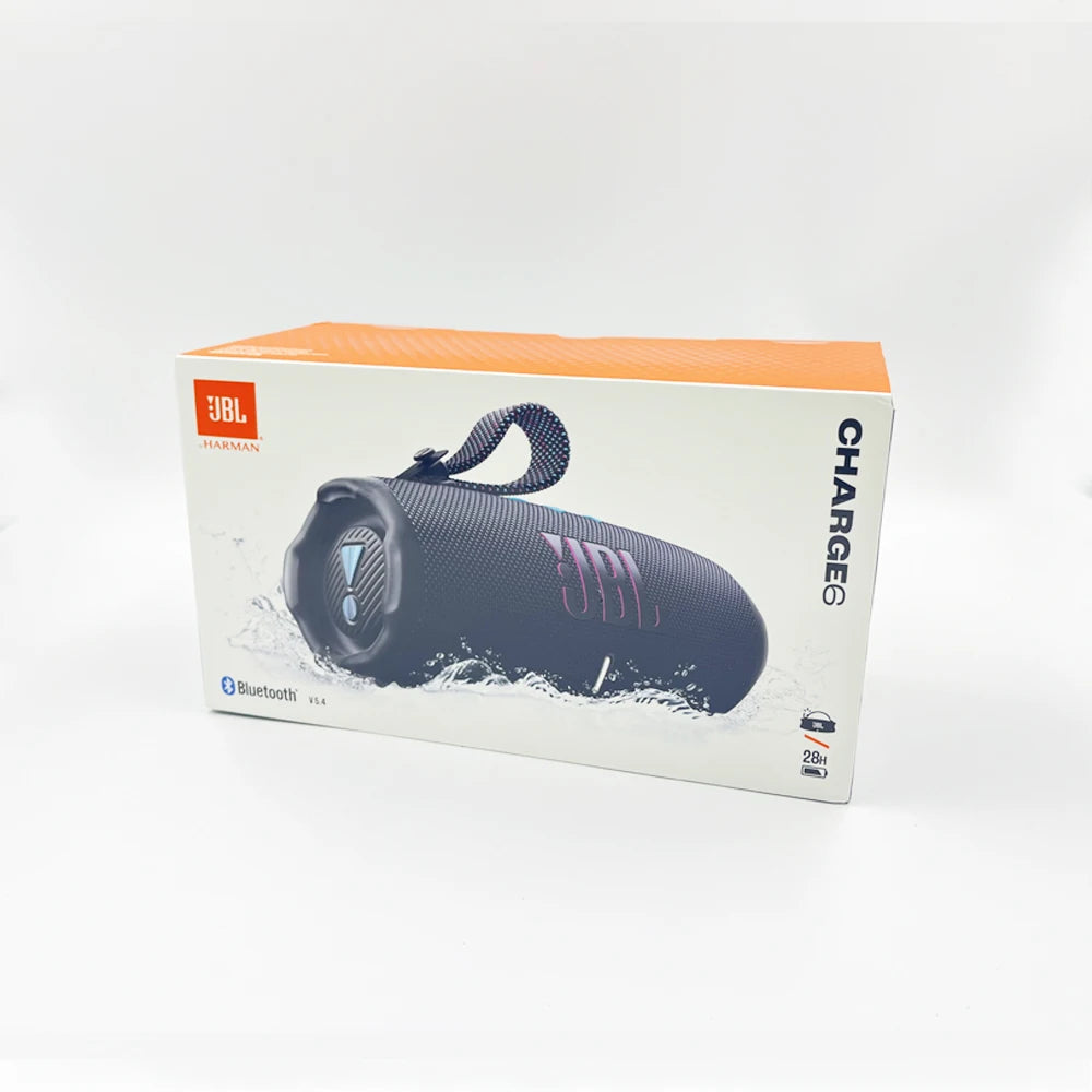 JBL Charge 6 Al Enhanced Portable for Bluetooth Speaker with Subwoofer Dust-proof and Waterproof Outdoor/Desk Use Speakers