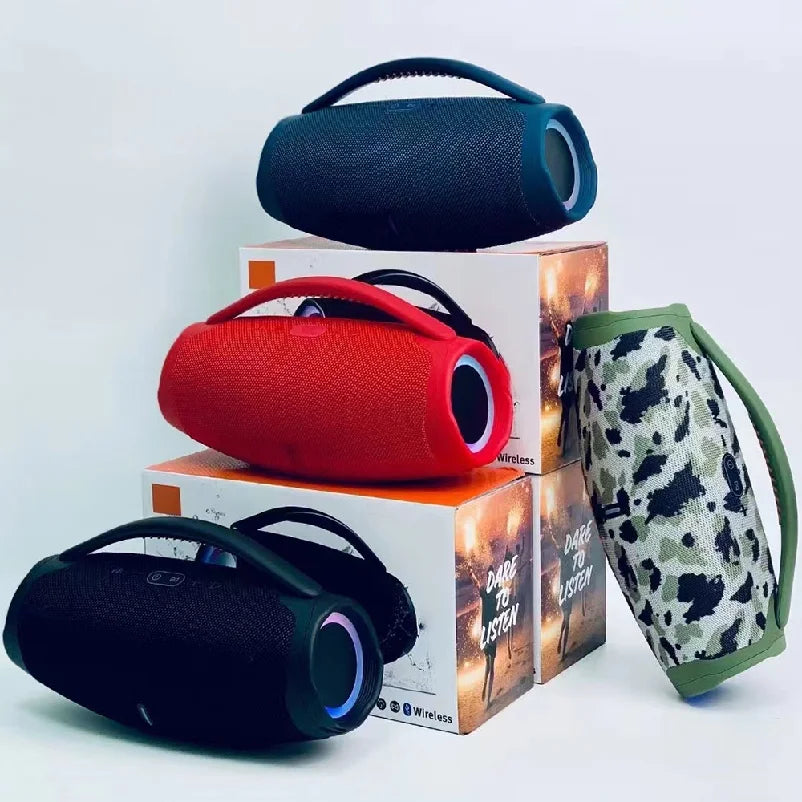 Led Bluetooth Speaker 20w Bass Wireless Portable Outdoor Bt Speakers Handle Waterproof Boombox3 Speaker for Home Partybox
