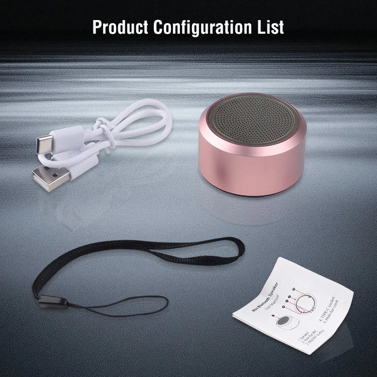 US Warehouse Support V5.0 Bluetooth Speaker Radio Portable Colorful Mini Round Speakers Wireless Speaker Ship Local