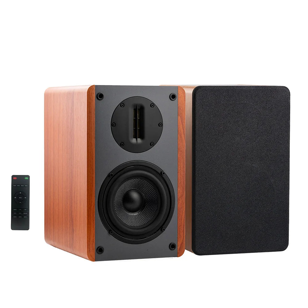 Samtronic Hi-Fi Mini Bluetooth Bookshelf Speaker with Bass Control Desktop Stereo Audio System for Home Theater System