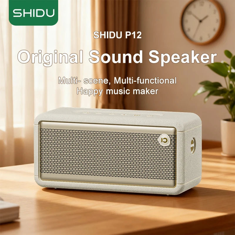SHIDU P12 Portable Bluetooth Speaker Hi-Fi Sound for Home & Outdoor Activities