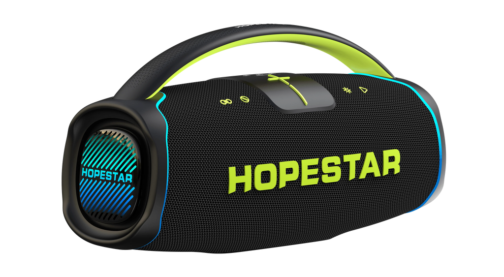 HOPESTAR A65 Wireless Blue Tooth Speaker Portable Microphone  Subwoofer Outdoor Wireless High-power Speaker Boombox