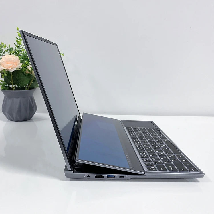 High Quality New 16+14-inch Dual-screen Intel Core I7 12-core 5.0GHz 120Hz Metal Body 11 1TB SSD Business Laptop