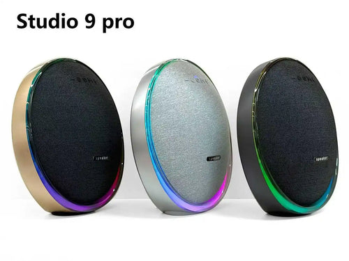 2025 New Arrival Smart Home Theater High Quality Stereo Wireless Desktop Speaker RGB LED for 5.3 Rechargeable Battery