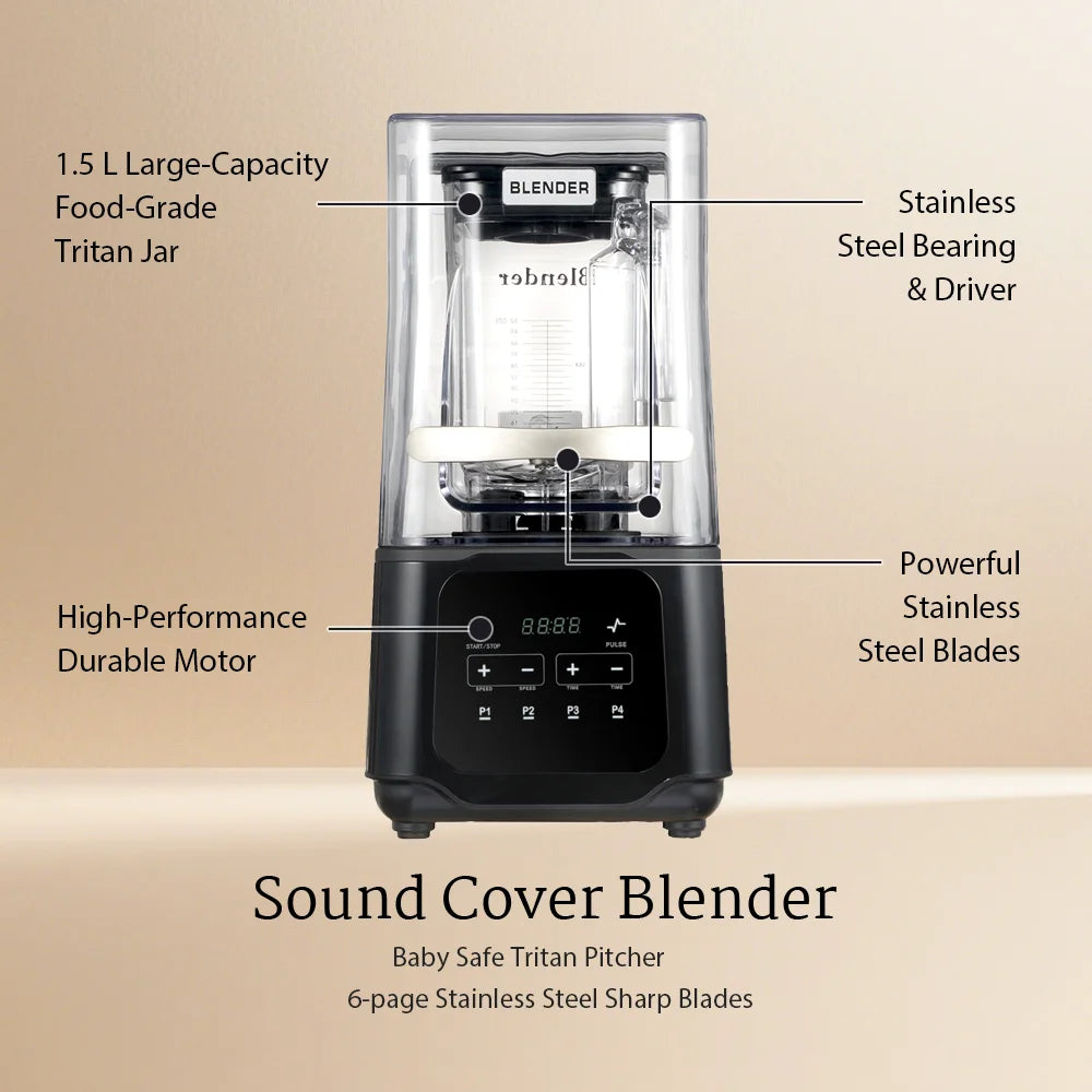 Lohas ABS Housing Blenders High Power Smoothie Maker Electric Mixer Grinder Food Processor Kitchen Appliance