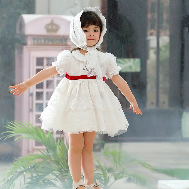 Summer Baby Girls Flower Girl Dresses  Kids Dresses for Girls Eid Dress for Party and Festival festival Fashion Sweet Clothes